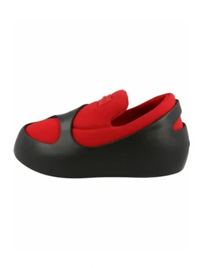 Pre-owned Ferragamo Rubber Sneakers W/ Tags In Red