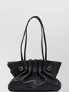 Ferragamo Ruched Chain Strap Shoulder Bags