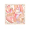Ferragamo Pattern Silk Scarf In Pink