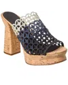 Ferragamo Saja Platform Sandal In Multi