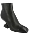 Ferragamo Sal Leather Bootie In Black