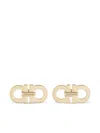Ferragamo Gold-tone Finish Statement Earrings In Gold