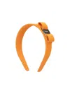 Ferragamo Bow Detail Ribbed Texture Hair Accessories
