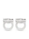 Ferragamo Gancini Cufflinks In Multicolor