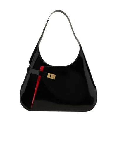Ferragamo Salvatore  Archivio Xl Shoulder Bag In Black
