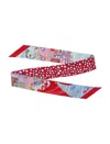 Ferragamo Oggetti-print Silk Bandeau Scarf In Multicolor