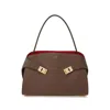 Ferragamo Two-tone Structured Medium Shoulder Bag