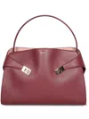 Ferragamo Hug Large Mauve Handbag