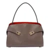 Ferragamo Structured Silhouette Shoulder Bag With Top Handle