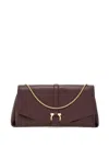 Ferragamo Shoulder Bag With Chain Strap And Gold-tone Hardware