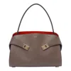 Ferragamo Structured Silhouette Shoulder Bag With Top Handle