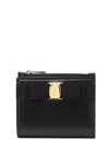 Ferragamo New Vara Wallet In Black