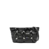 Ferragamo Logo-plaque Clutch Bag In Black