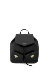 Ferragamo Hug Mini Backpack In Black