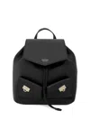Ferragamo Hug Mini Backpack In Black