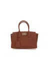 Ferragamo Mittelgrosse Soft Studio Tasche In Brown
