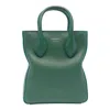 Ferragamo Double Handle Tote Bag With Removable Strap In Green