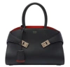 Ferragamo Hug Small Top Handle Bag Handbags Black In Black