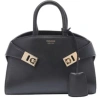 Ferragamo Mini Clutch Embellished Gancini Buckles In Multi