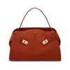 Ferragamo Large Soft Hug Shoulder Bag In Red