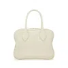 Ferragamo Logo-stamp Leather Tote Bag In White