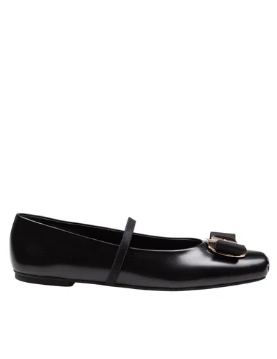 FERRAGAMO SALVATORE FERRAGAMO BALLERINA IN SOFT LEATHER