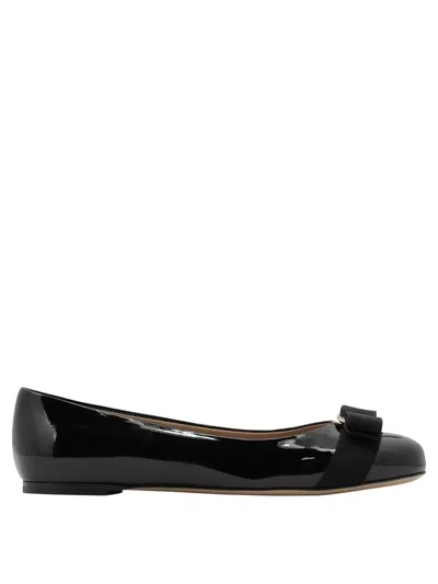 Ferragamo Salvatore  Ballerinas In Black
