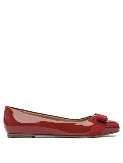 Ferragamo Salvatore  Ballerinas In Red