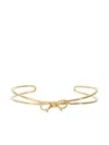 Ferragamo Bangle Bow Bracelet In Gold