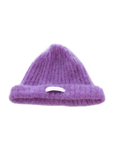 Pre-owned Ferragamo Salvatore  Beanie In Purple