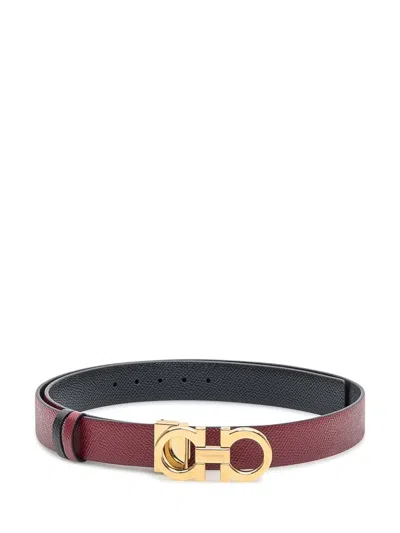Ferragamo Salvatore  Belt In Burgundy