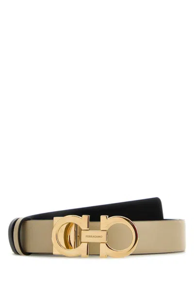 Ferragamo Salvatore  Belt In Beige O Tan