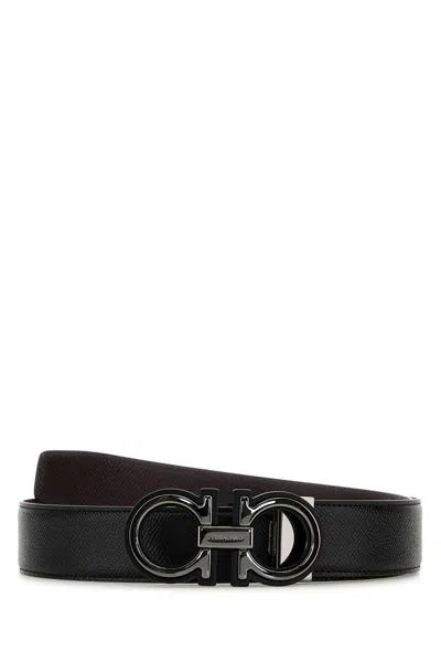 Ferragamo Salvatore  Belt In Blackoxblood