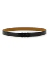 Ferragamo Reversible Gancini Belt In Black