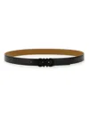 Ferragamo Reversible Gancini Belt In Black