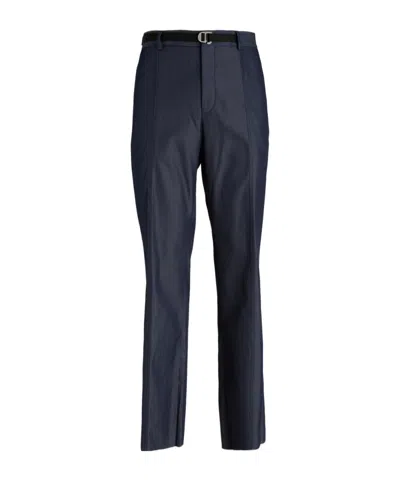 FERRAGAMO SALVATORE FERRAGAMO BELTED TAILORED PANTS