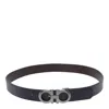 Ferragamo Adjustable And Reversible Gancini Belt