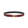 Ferragamo Reversible Belt With Gold-tone Buckle Hooks