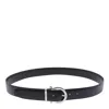 Ferragamo Men Adjustable Double Gancini Belt In Black