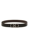 Ferragamo Gancini Reversible Leather Belt