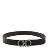 Ferragamo Gancini Reversible Leather Belt