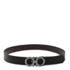 Ferragamo Gancini Reversible Leather Belt