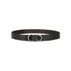 Ferragamo Reversible Leather Belt Iconic Buckle In Black