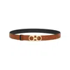 Ferragamo Reversible And Adjustable Gancini Belt In Brown