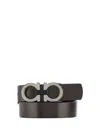 Ferragamo Reversible Belt In Brown
