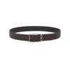 Ferragamo Reversible Leather Buckled Belt In Mutlicolor