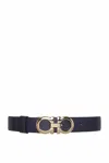 Ferragamo Salvatore  Belts In Myrtle/black