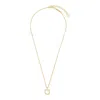 Ferragamo Gold-colored Necklace With Gancini Charm