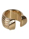 Ferragamo Logo Engraved Ring
