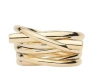 Ferragamo Layered Effect Ring In Gold